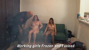 Working girls freeze and fuck 2