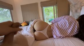 Step Sis gets surprised by her Step Bros hard cock in the morning