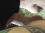 Hairy bbw amateur granny Krystal sucks and fucks her boytoy