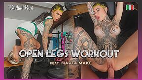 Open Legs Workout With Marta Make