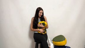 Lera deflates pillows and swim rings