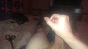 Jerking Off and Shooting a wad