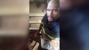 On the Building's Stairs, Hitting One