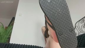 Fucked up for flip-flops - humiliation JOI
