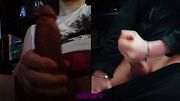 Best friends playing with their boner on cam