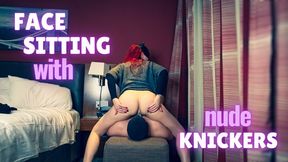 MCD - FACESITTING WITH NUDE KNICKERS - Full HD with Ass Smothering, Humiliation and Teasing