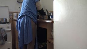 Anal Intercourse with a Turkish Cleaning Lady in Germany. Kitchen Anal Sex