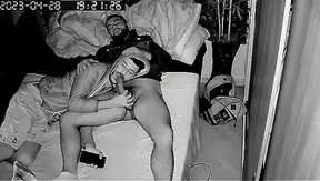 Fucking my friend from work in secret'but the cameras caught the whole fuck!