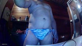 Blue Bikini Hottest Cumshot