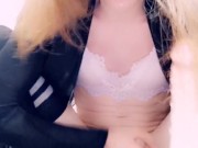 Horny trap fucks and sucks dildos