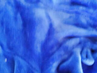 A Void urine on my Royal Blue Bathroom Robe