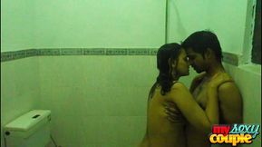Desi Couple Making Love While Taking Early Morning Shower