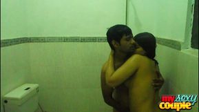 Desi Couple Making Love While Taking Early Morning Shower