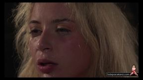 Beautiful Blonde Gets Hard Pussy Fucked With Fuck Machine During Bondage Sex