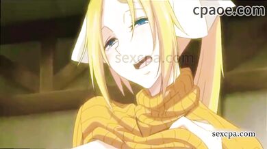 Naughty blond-haired teen gets fist-fucked real hard