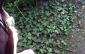 Grandpa Flashes His Cock Outdoors