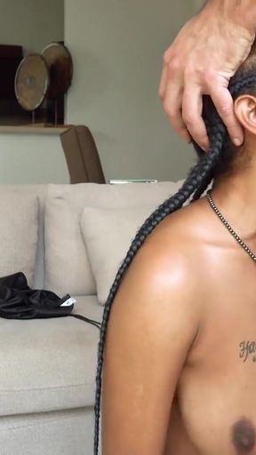 Big Ass Ebony Babe Anal Pounded Doggystyle By American BWC   Clip 1