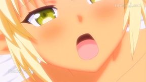 Cute Blonde Anime Girl Seduces On The Beach For Ecchi Fun