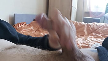 Jerking off my dick big load of cum