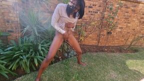 Combo of Tattooed Desi Pissing Indoors and Outdoors