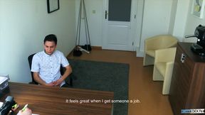 DIRTY SCOUT 185 - Dark Skinned Twink Bends Over For The Agent