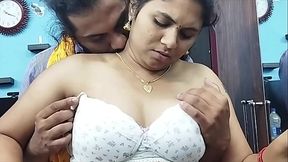 I Press Boobs of My Lovely Wife And kiss Her Pussy