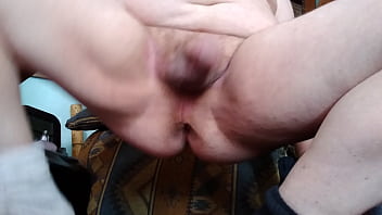 Garbear9876 shows off massive girthy cock