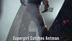 Supergirl catches Shrunken Antman 01