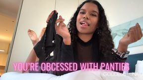 You're obsessed with panties - Femdom POV- Goddess Luna Law