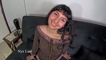 Novinha faz sua estreia gravando pela primeira vez e levei madeira no rabo - Nyx Luar