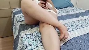 Stepbrother Punches Black Penis on Brazilian Busty MILF