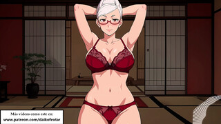 Spanish Jerk Off Instructions Manga porn. Wank to get the devil out. Dandadan Spanish voice.