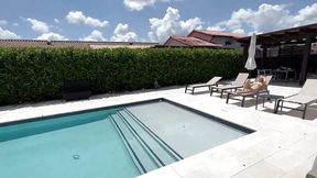 New Hot Neighbor Wants to Use My Pool? Hell No &mdash;  Let's Fuck!