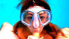 Underwater Fun With Hinata 2704x1520p