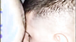Moist Sailor and Marine in a Vid Booth