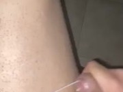 amab trans non-binary fucks homemade fleshlight