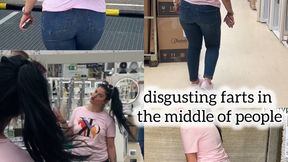 disgusting farts in the middle of people