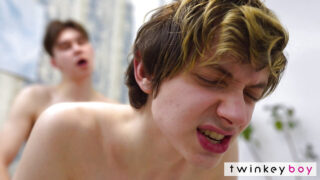 Avsugning, ansiktsprut, par, barbacka – amatör ung tonåring Elio Pjatteryd och Scott Smith, analknullade