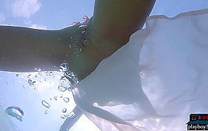 Russian MILF beauty Katya Clover in a shoot with Playboy underwater