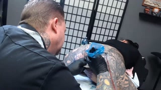 Darcy Diamond Gets Asshole Tattooed by Trevor Whelen for 4.5 Hours (25mins TL) - Infected by Sickick