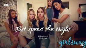 GIRLSWAY Gia Derza Fucks Her BFF'_s Stepsister At Sleepover