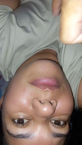 Excellent Blowjob From My Girlfriend, She Sucks It Tenderly