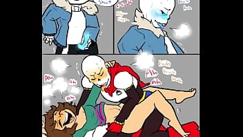 Sans Catches Papyrus &amp_ Frisk &quot_Fighting&quot_ Comic Dub (Ft. ZenZer0 &amp_ MagicalMysticVA)