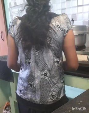 Tamil Girl Kitchen Ride