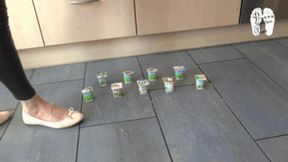 Yogurt crushed under Flats