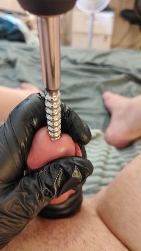 Drilling steel in my peehole