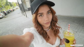 Hot influencer Marina Gold picked up on the street