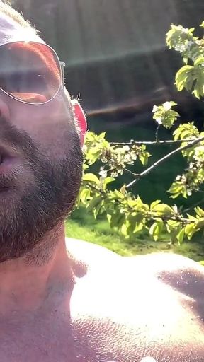 Smoking My Cigar Outdoors in the Summer Heat