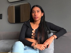 Reluctant amateur latina Alexa fucked