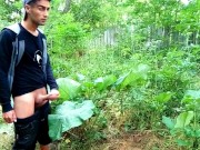 Extreme dick shake while having orgasm public